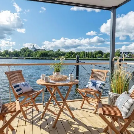 Båthotell Hausboot Aegir Mit Dachterrasse In Am Ostseefjord Schlei